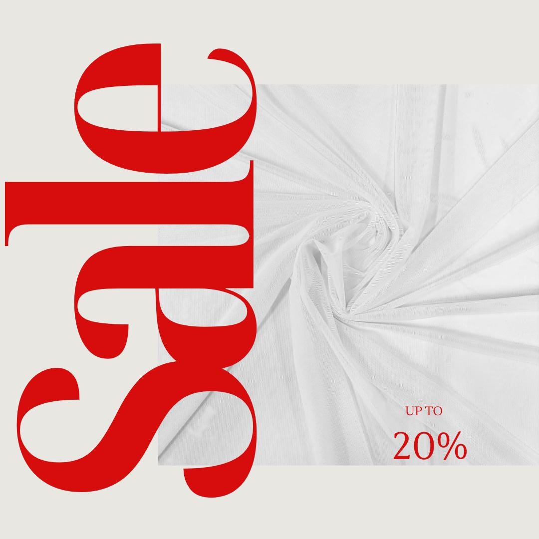 Power Mesh Fabric - WHITE - Nylon Lycra Spandex 4 Way Stretch Fabric 58"/60" By Yard.