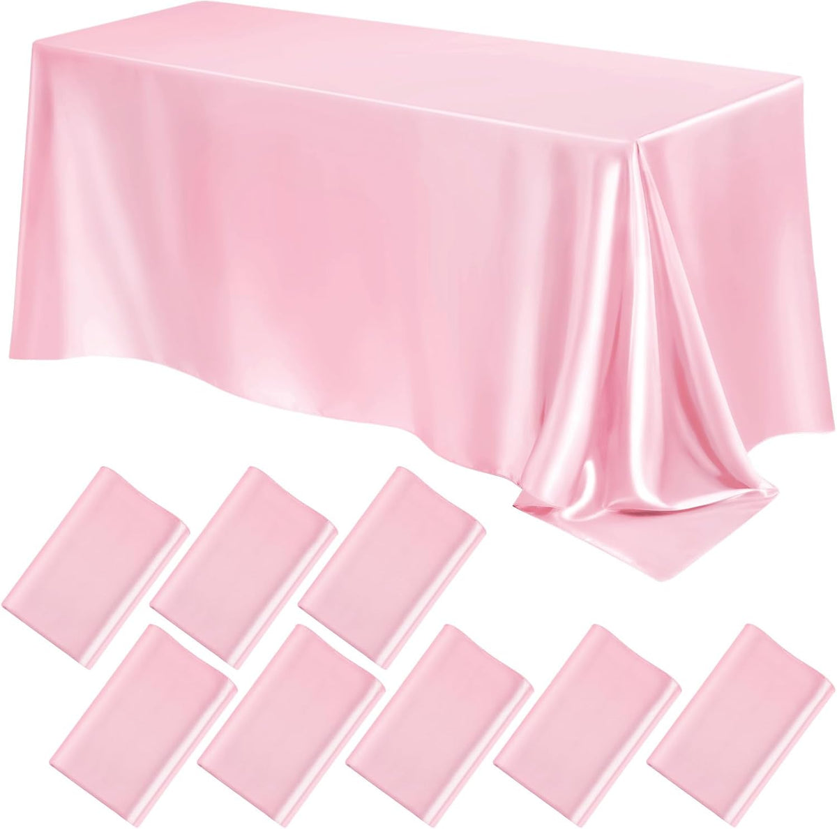 Bridal Satin Rectangular Tablecloths