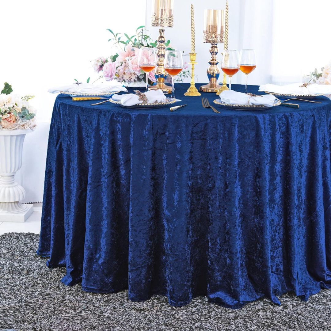 Crushed Velvet Tablecloths