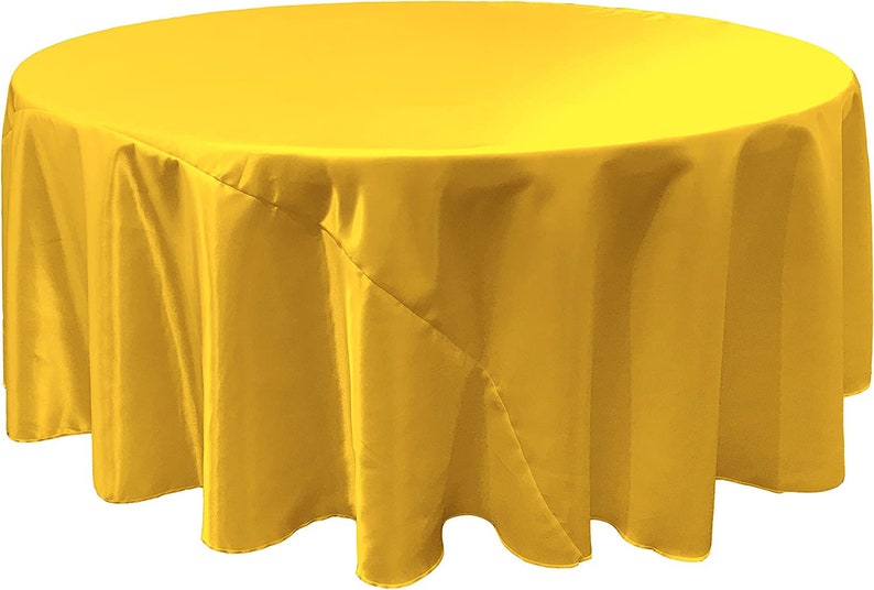 Bridal Satin Round Tablecloth