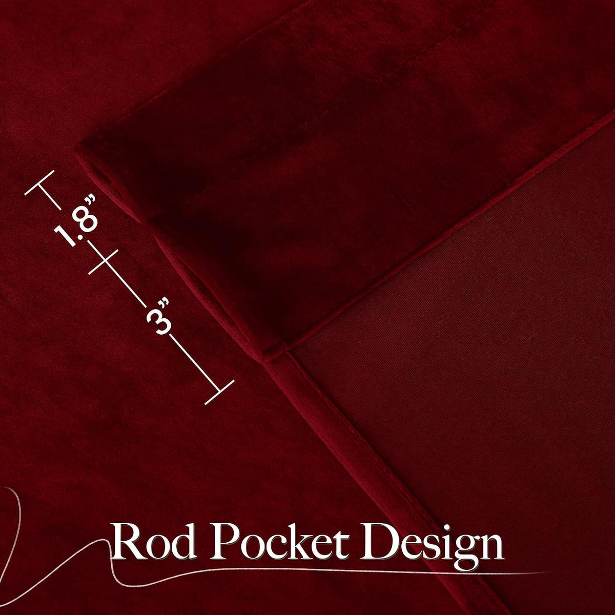 10Ft x 10Ft - Red - Royal Velvet Luxury Backdrop Curtains for Home & Parties - 2 Panels 5x10ft for Weddings Birthday Party Curtains