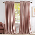 10Ft x 10Ft - Dusty Pink - Royal Velvet Luxury Backdrop Curtains for Home & Parties - 2 Panels 5x10ft for Weddings Birthday Party Curtains