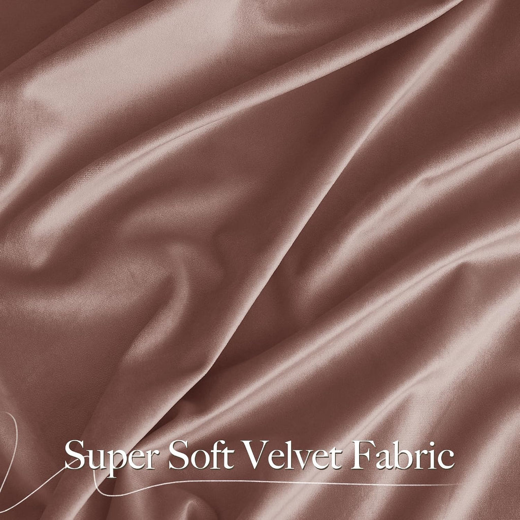 10Ft x 10Ft - Dusty Pink - Royal Velvet Luxury Backdrop Curtains for Home & Parties - 2 Panels 5x10ft for Weddings Birthday Party Curtains