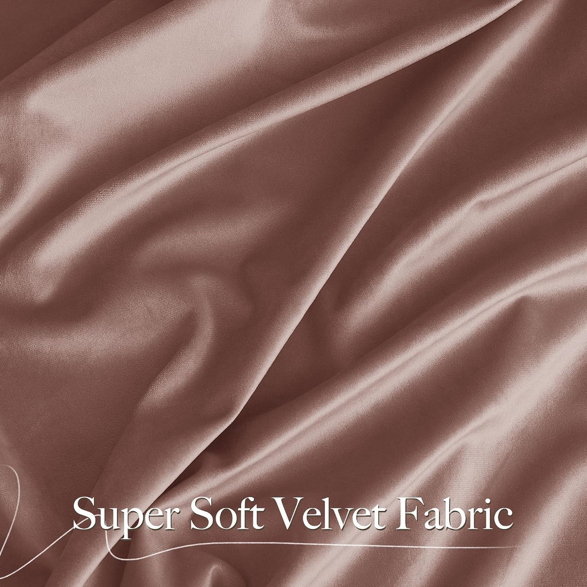 10Ft x 10Ft - Dusty Pink - Royal Velvet Luxury Backdrop Curtains for Home & Parties - 2 Panels 5x10ft for Weddings Birthday Party Curtains