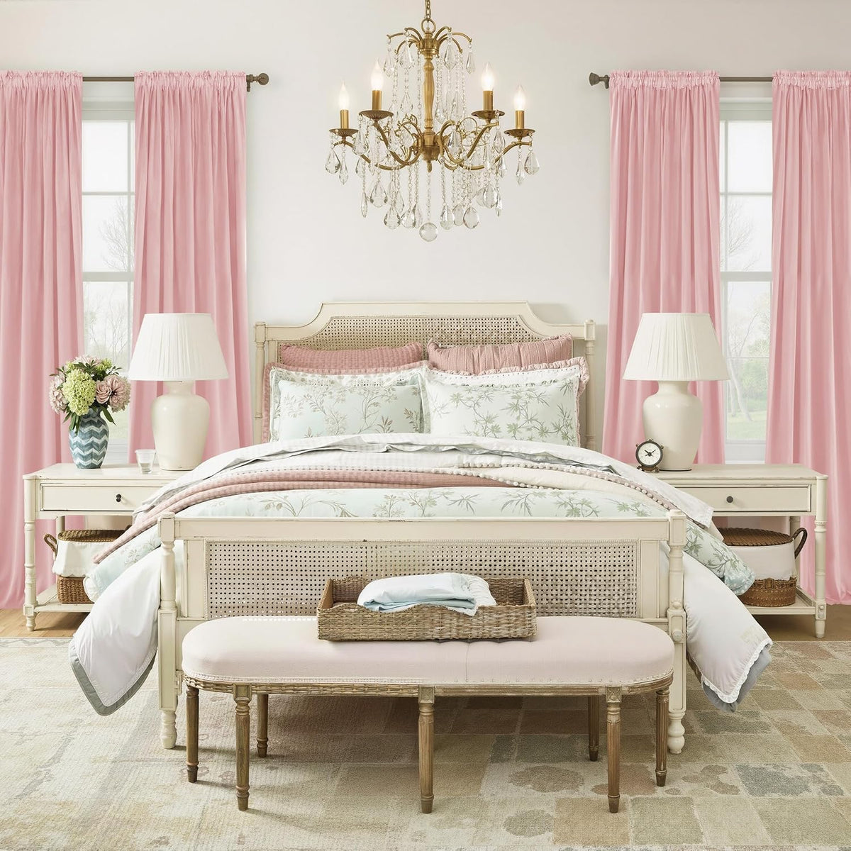 10Ft x 10Ft - Pink - Royal Velvet Luxury Backdrop Curtains for Home & Parties - 2 Panels 5x10ft for Weddings Birthday Party Curtains