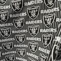 Las Vegas Raiders Fleece Fabric by the Yard, NFL Raiders Fabric, Football Blanket Fabric, Raiders Team Fabric for Blankets Pajamas Crafts