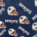 New England Patriots Fleece Fabric by the Yard – NFL Football Anti Pill Fleece – Licensed Sports Fabric