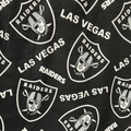 Las Vegas Raiders Fleece Fabric by the Yard, NFL Raiders Fabric, Football Blanket Fabric, Raiders Team Fabric for Blankets Pajamas Crafts