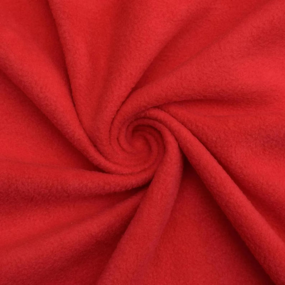 RED - Soft Anti-Pill Polar Fleece Fabric by the Yard – 60” Wide Cozy Plush Fleece for Blankets, Sleepwear, DIY Sewing & Home Accessories