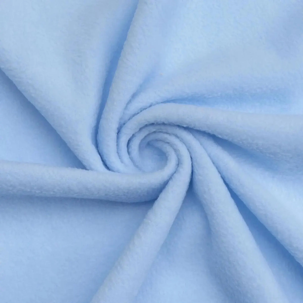 BABY BLUE - Soft Anti-Pill Polar Fleece Fabric by Yard – 60” Wide Cozy Plush Fleece for Blankets, Sleepwear, DIY Sewing & Home Accessories