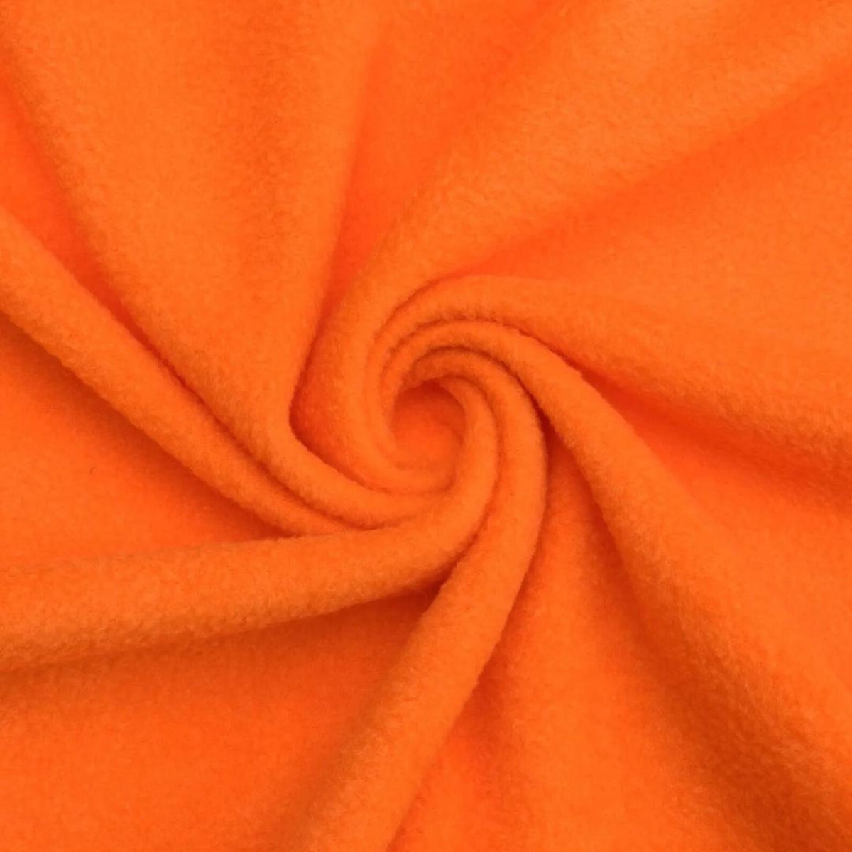 ORANGE - Soft Anti-Pill Polar Fleece Fabric by Yard – 60” Wide Cozy Plush Fleece for Blankets, Sleepwear, DIY Sewing & Home Accessories