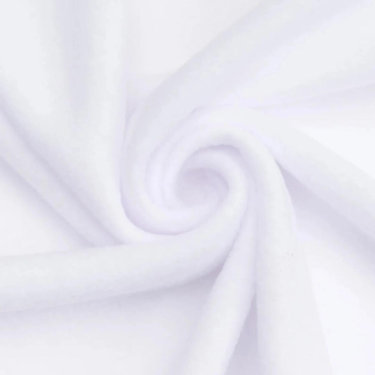 WHITE - Soft Anti-Pill Polar Fleece Fabric by Yard – 60” Wide Cozy Plush Fleece for Blankets, Sleepwear, DIY Sewing & Home Accessories