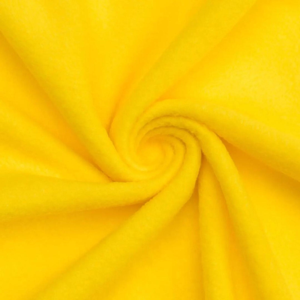 YELLOW - Soft Anti-Pill Polar Fleece Fabric by Yard – 60” Wide Cozy Plush Fleece for Blankets, Sleepwear, DIY Sewing & Home Accessories