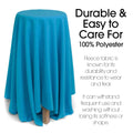 TURQUOISE - Soft Anti-Pill Polar Fleece Fabric by Yard – 60” Wide Cozy Plush Fleece for Blankets, Sleepwear, DIY Sewing & Home Accessories