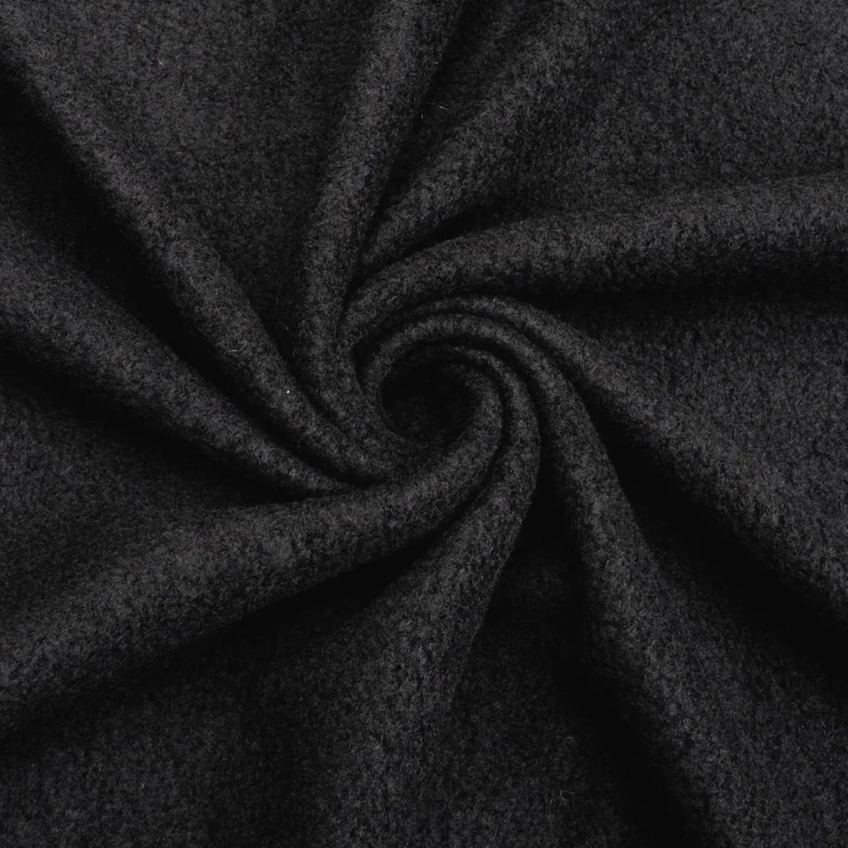 BLACK - Soft Anti-Pill Polar Fleece Fabric by Yard – 60” Wide Cozy Plush Fleece for Blankets, Sleepwear, DIY Sewing & Home Accessories