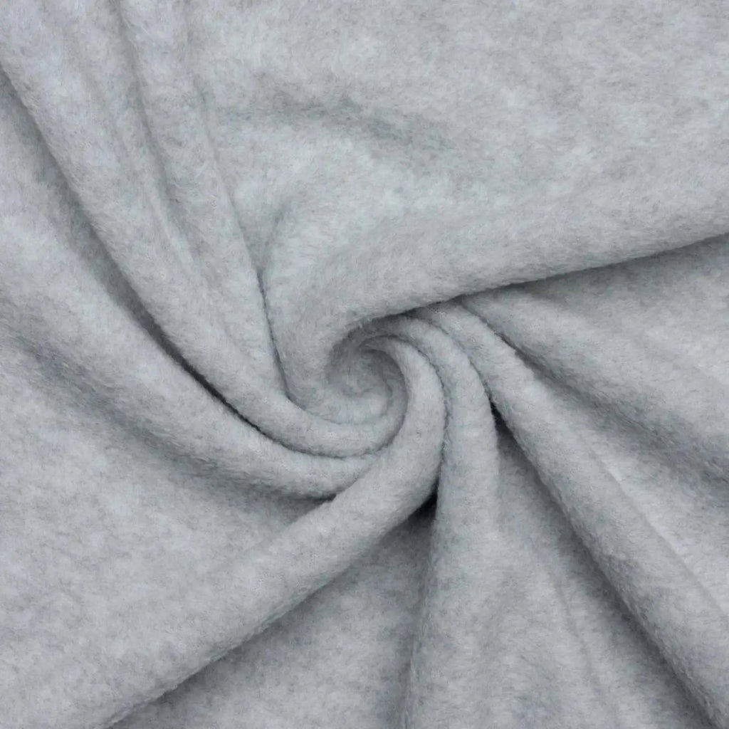 HEATHERGRAY - Soft Anti-Pill Polar Fleece Fabric by Yard – 60” Wide Cozy Plush Fleece for Blankets, Sleepwear, DIY Sewing & Home Accessories