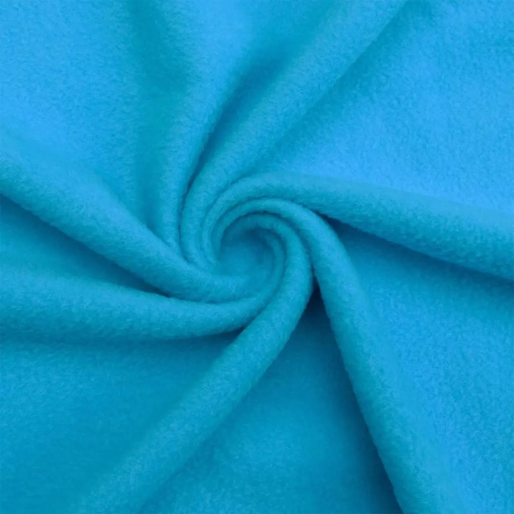 TURQUOISE - Soft Anti-Pill Polar Fleece Fabric by Yard – 60” Wide Cozy Plush Fleece for Blankets, Sleepwear, DIY Sewing & Home Accessories