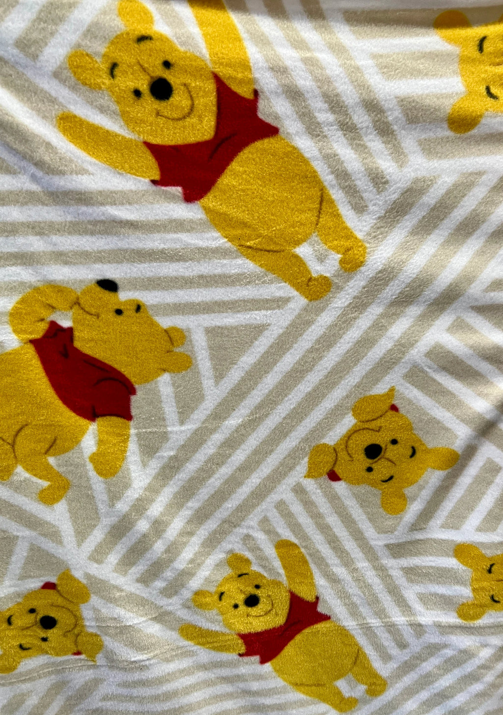 Winnie Pooh Fleece Fabric By The Yard, Disney Pooh Bear Fabric, – Soft Anti-Pill Fleece Perfect for sewing blankets, jackets