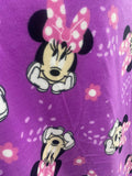 Purple Minnie Disney Fleece Fabric/ Minnie Mouse /Disney Character/Anti Pill Fleece/Sold by Yard / Kids Perfect for sewing blankets, jackets