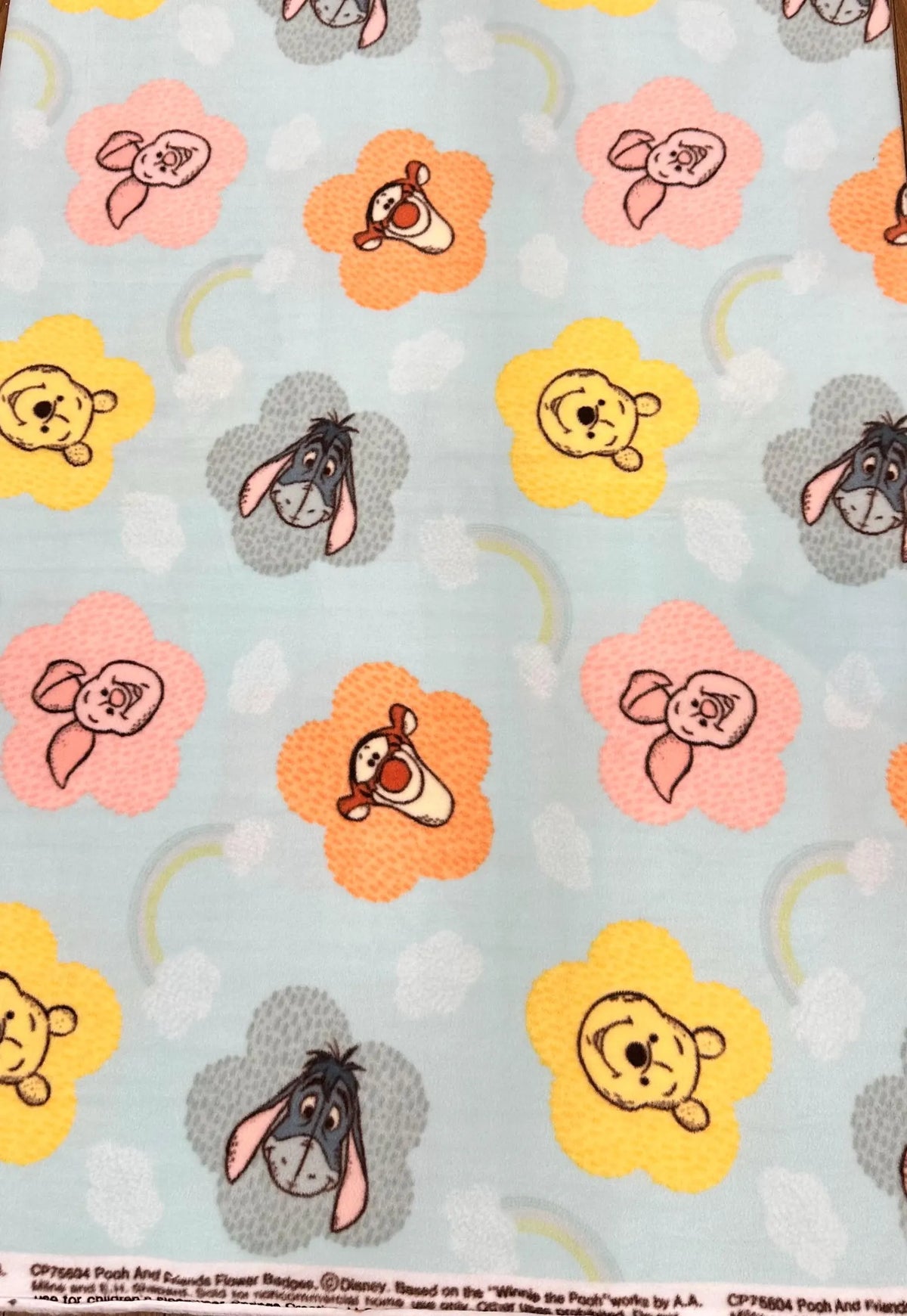 Winnie Pooh Fleece Fabric By The Yard, Disney Pooh Bear Fabric, – Soft Anti-Pill Fleece Perfect for sewing blankets, jackets