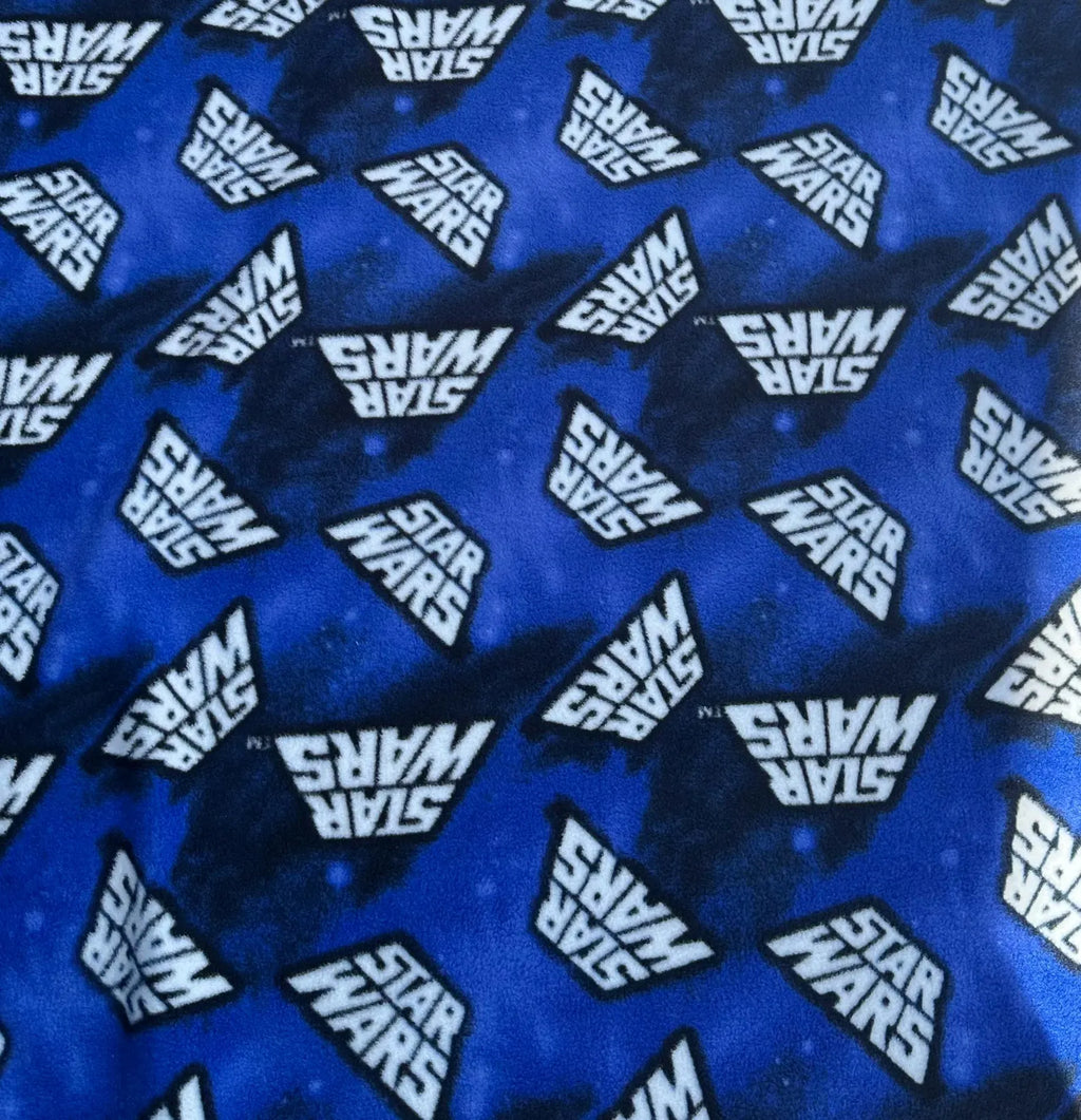 Star Wars Fleece Fabric by the Yard, Anti-Pill Polar Fleece, Darth Vader Yoda Millennium Falcon, Licensed Character Fabric