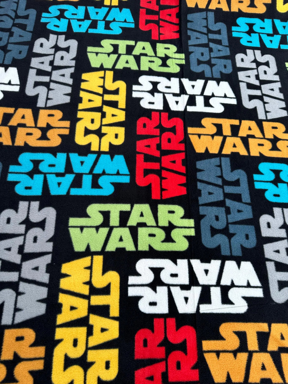Star Wars Fleece Fabric by the Yard, Anti-Pill Polar Fleece, Darth Vader Yoda Millennium Falcon, Licensed Character Fabric