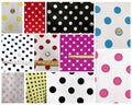 1 Inch Polka Dot Poly Cotton Fabric Sold By The Yard.