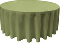 DK SAGE - Polyester Poplin Washable Round Tablecloth, Stain Wrinkle Resistant Table Cover 120", Fabric Table Cloth Dinning, Kitchen, Party