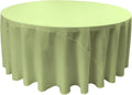 LT SAGE - Polyester Poplin Washable Round Tablecloth, Stain Wrinkle Resistant Table Cover 120", Fabric Table Cloth Dinning, Kitchen, Party