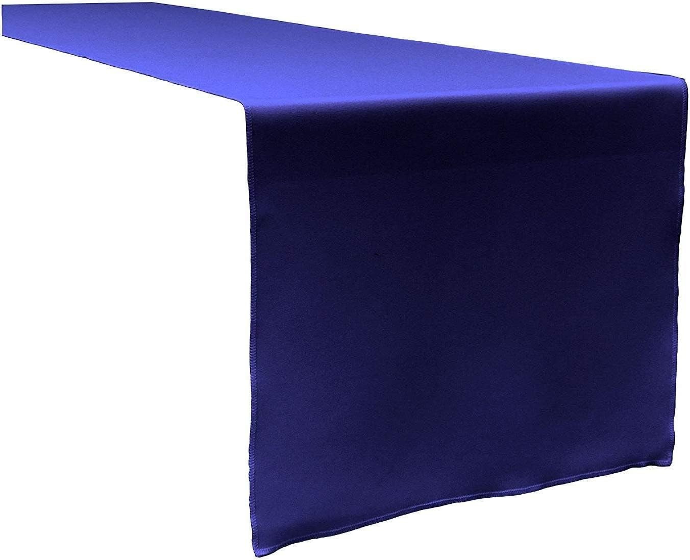 14" Wide Wedding & Party Decoration Solid Polyester Poplin Table Runner ( 14" Wide x 90" Long)