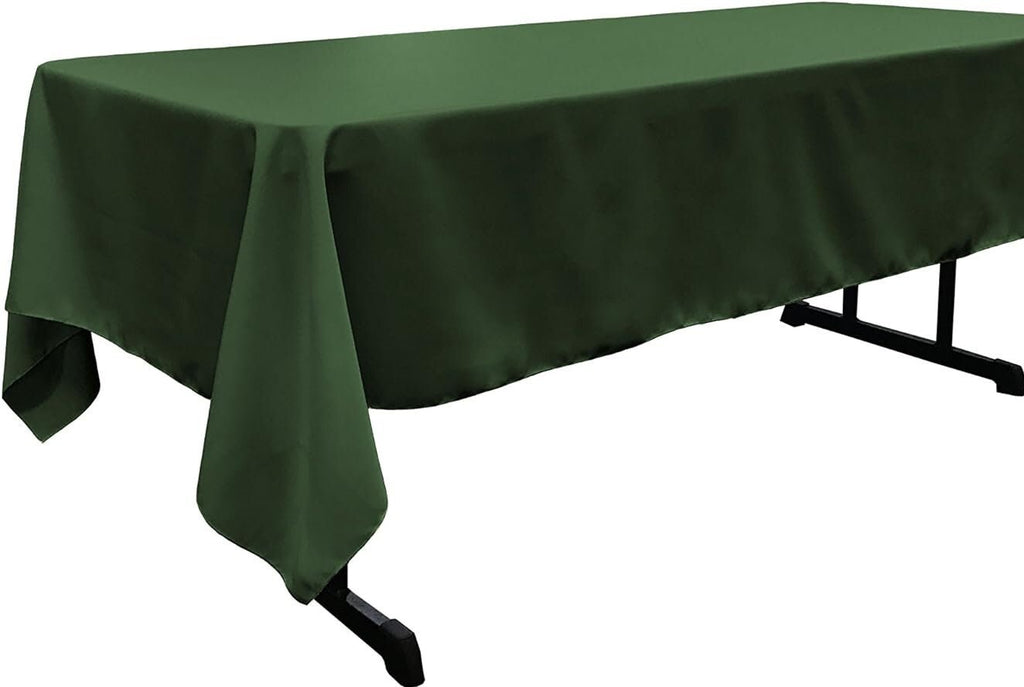 HUNTER - Polyester Poplin Washable Rectangular Tablecloth, Stain Wrinkle Resistant Table Cover Fabric Table Cloth for Dinning, Kitchen,Party