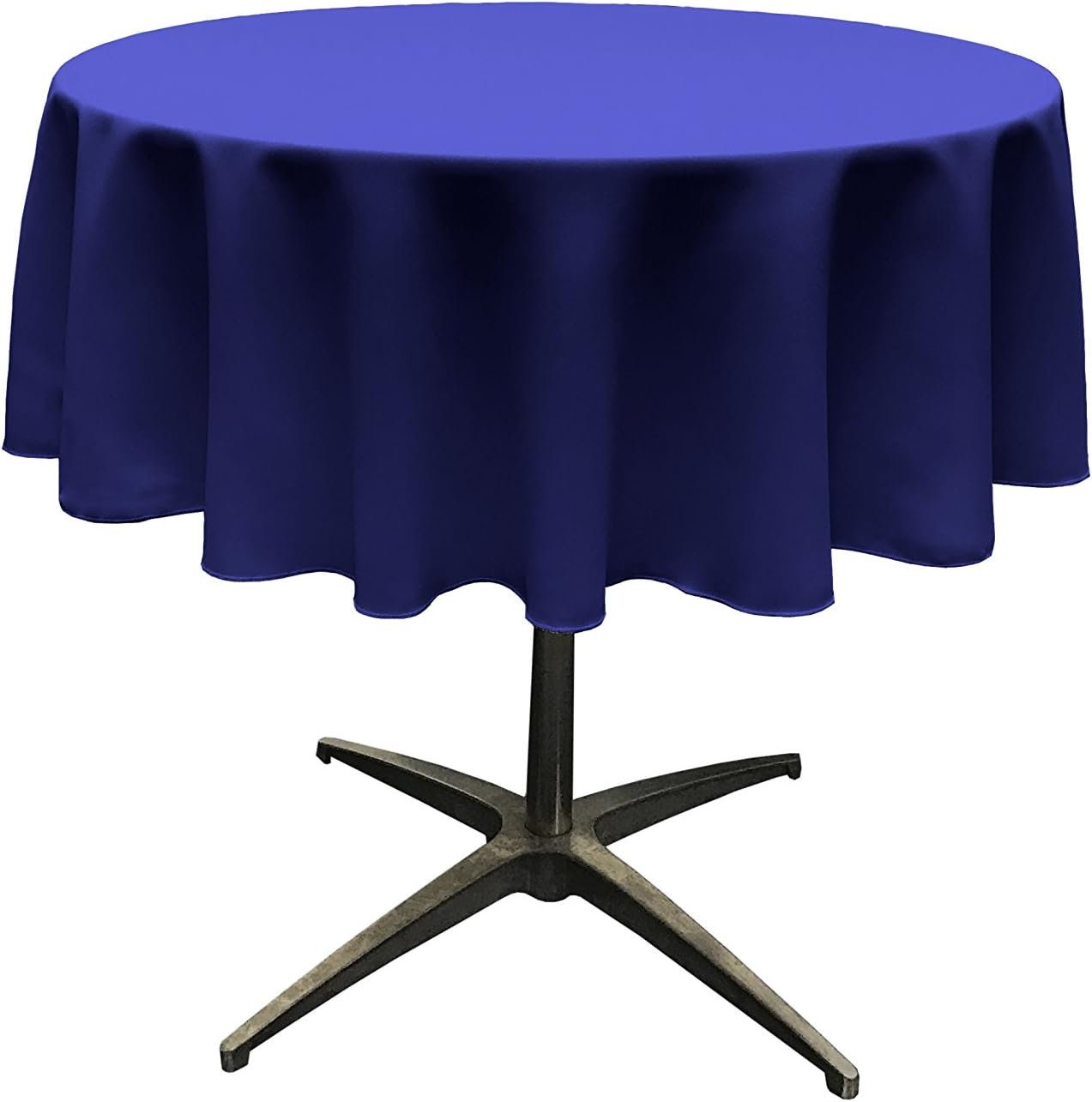 ROYAL - Polyester Poplin Washable Round Tablecloth, Wrinkle Resistant Table Cover Fabric Table Cloth for Dinning, Kitchen, Party, Holiday