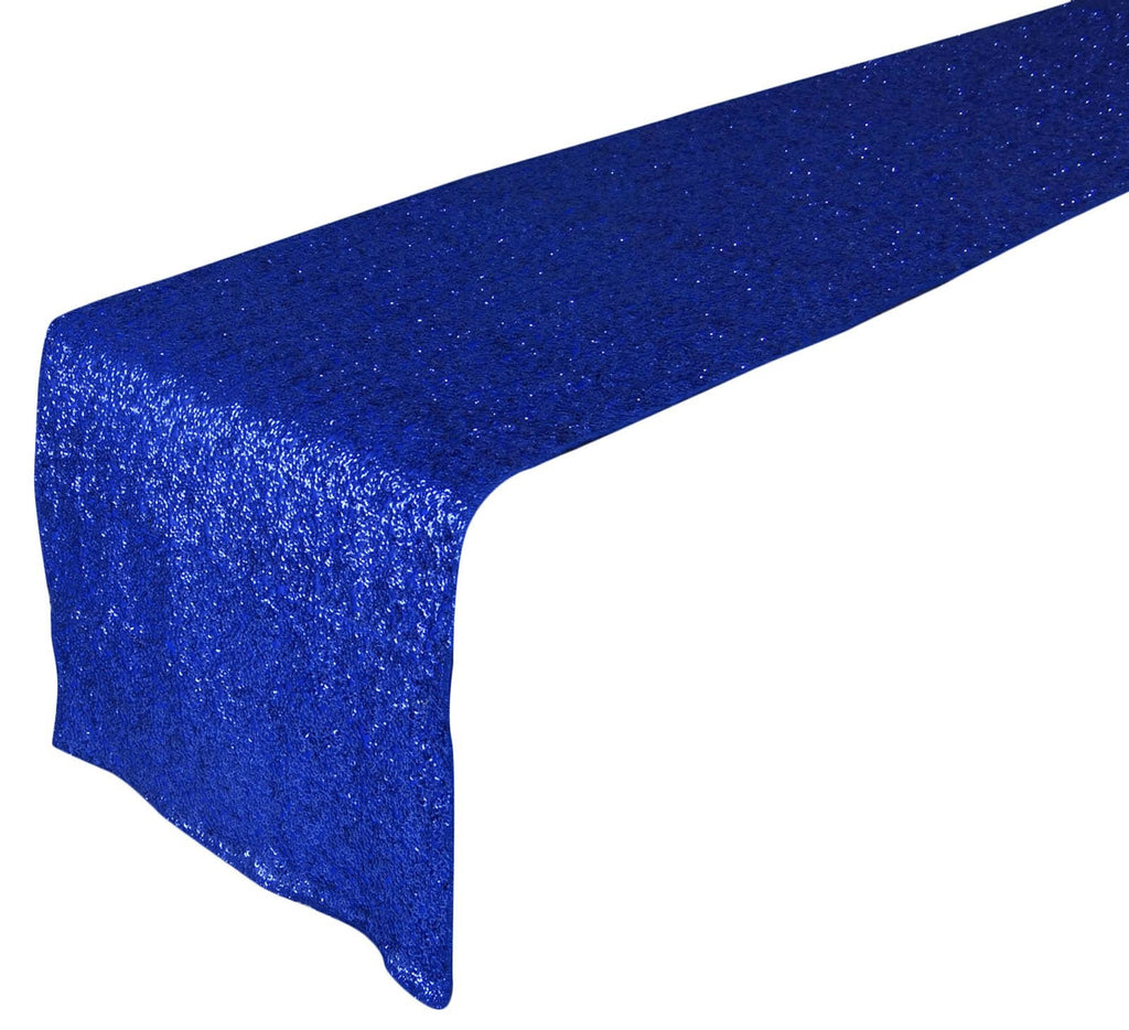 SEQUIN - 12" Wide Wedding & Party Decoration Solid Satin Table Runner ( 12" Wide x 90" Long) 14 Colors Available