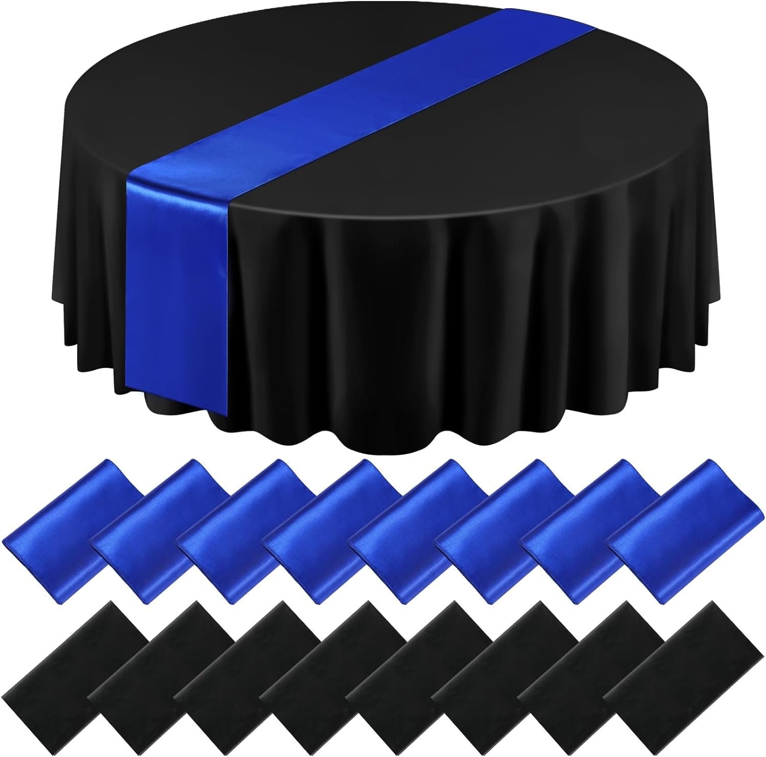 SATIN - 14" Wide Wedding & Party Decoration Solid Satin Table Runner ( 14" Wide x 90" Long) 12 Colors Available