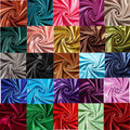 Stretch Velvet Fabric 60'' Wide by The Yard for Sewing Apparel Costumes Craft