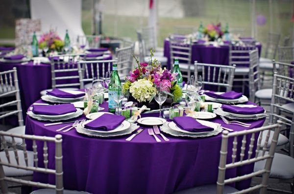 LILAC - Poly Poplin Napkin - 18" X 18" - Cloth Napkins, Washable Reusable Napkins Wrinkle Resistance Napkins for Dinner, Wedding,Parties