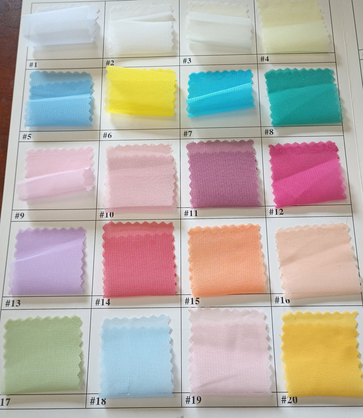 CHIFFON FABRIC - LTDUSTYBLUE -Polyester Soft Light Weight, Sheer, See Through Chiffon Fabric Sold By The Yard.