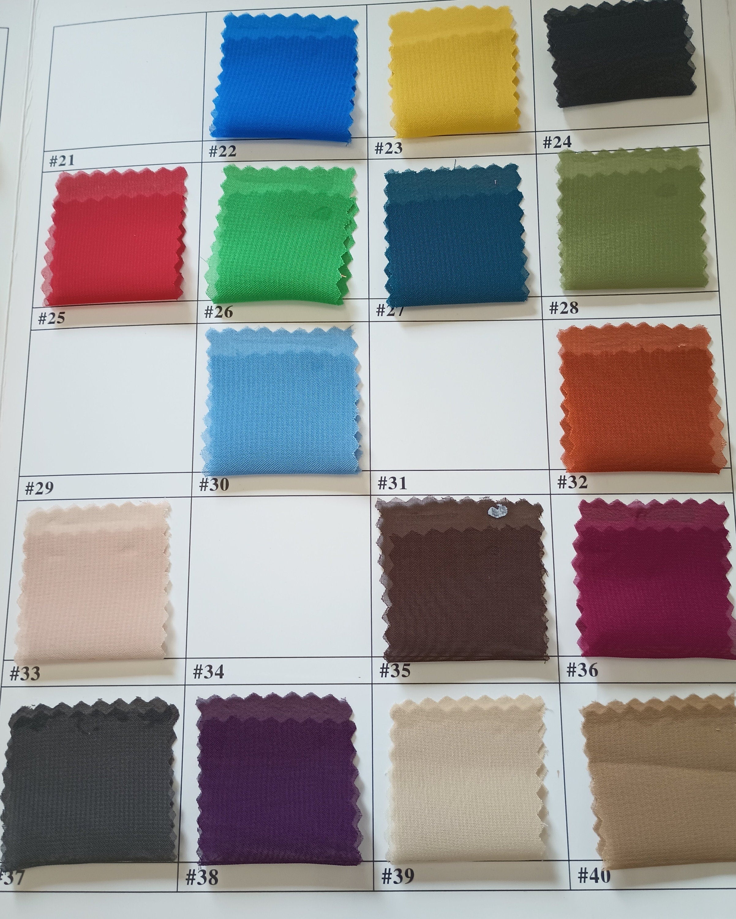 CHIFFON FABRIC - Polyester Soft Light Weight, Sheer, See Through Chiffon Fabric Sold By The Yard.