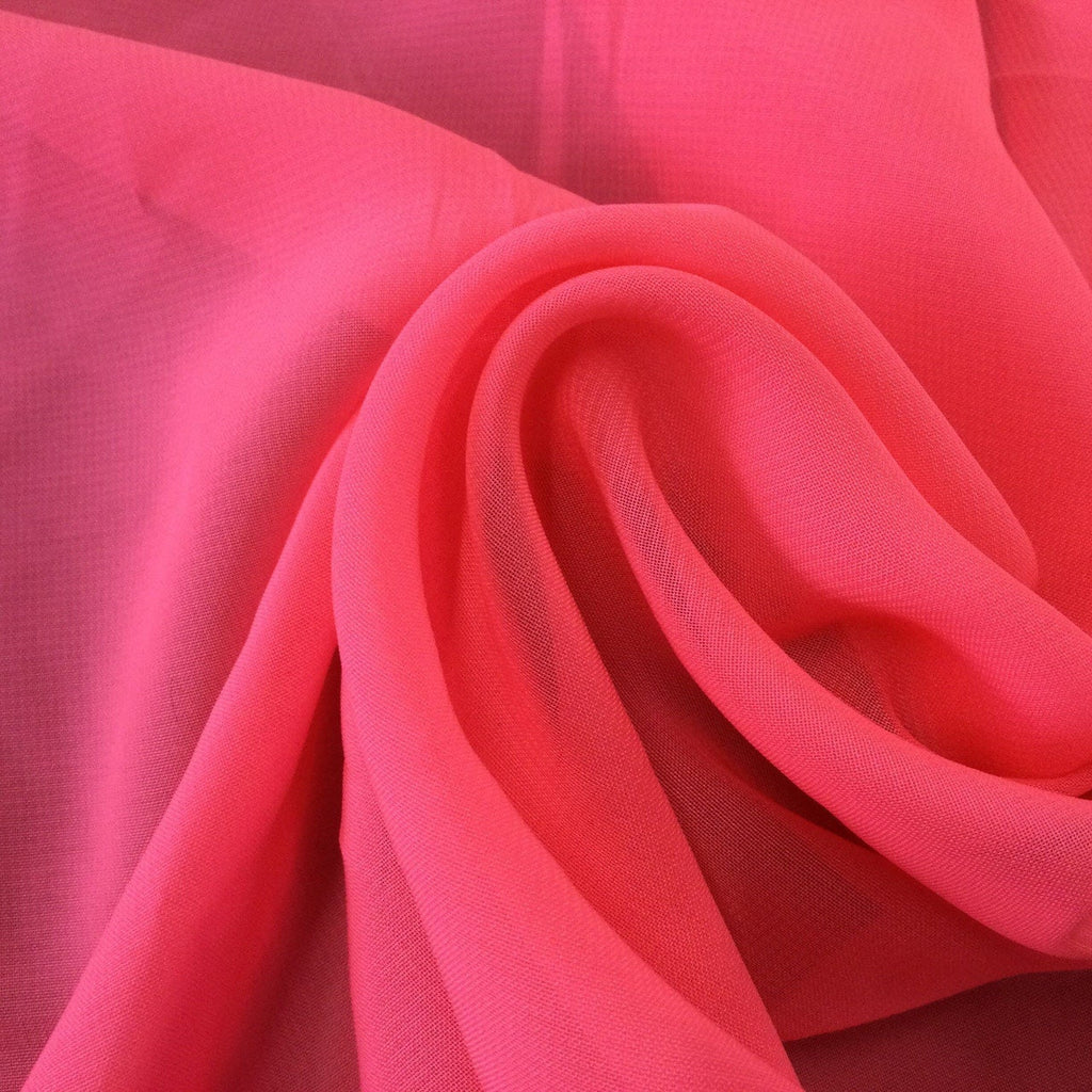 CHIFFON FABRIC - Polyester Soft Light Weight, Sheer, See Through Chiffon Fabric Sold By The Yard.