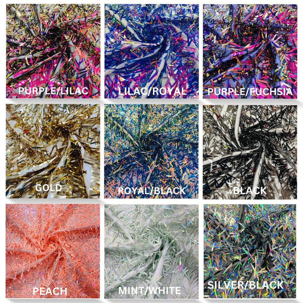 Sword Sequins Fabric/Big Sequins Fabric Mesh/54 Inches Wide By The Yard.