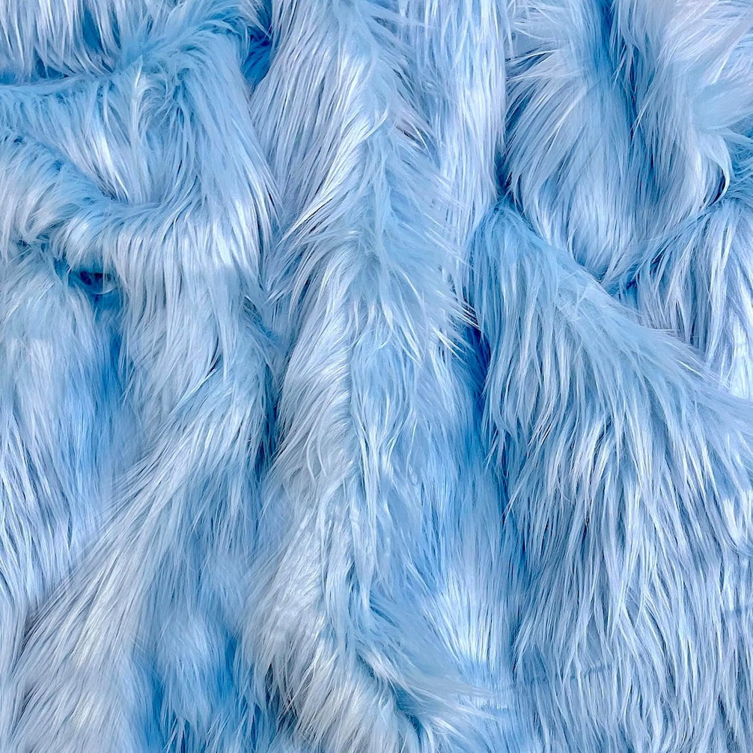 Shaggy Long Pile Faux Fur Fabric By The Yard | Faux Fur | High Quality Ultra Soft Fur Fabric By Yard. Choose Colors Below