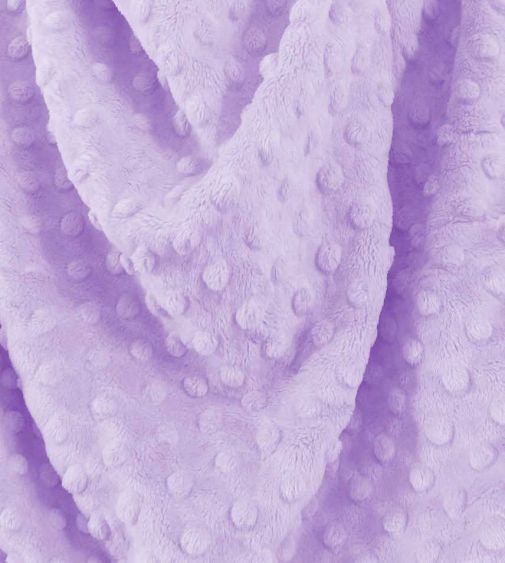 Polka Dot Snuggle Minky Soft Fabric Decorative Crafts Dress Fabric Sold By Yard.  60” Wide | Ultra Soft Fabric. Choose Color Below