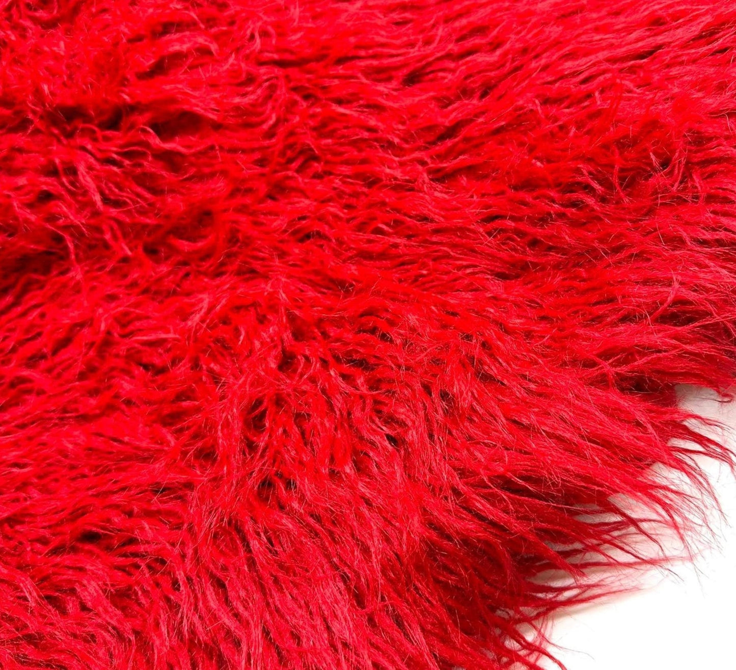 Mongolian Long Pile Faux Fur Fabric By The Yard | Faux Fur | High Quality Fur Fabric By Yard. Choose Colors Below