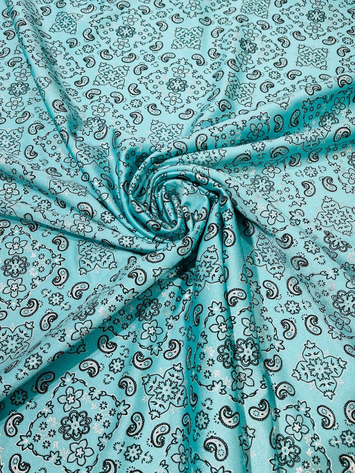 BANDANA - Nylon Spandex 4 Way Stretch By Yard. Choose Color Below