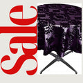 PURPLE - Taffeta Flocking Damask Table Rounds for Wedding, Bridal Shower/Baby Shower, Dinner, Special Events/Home Decor.