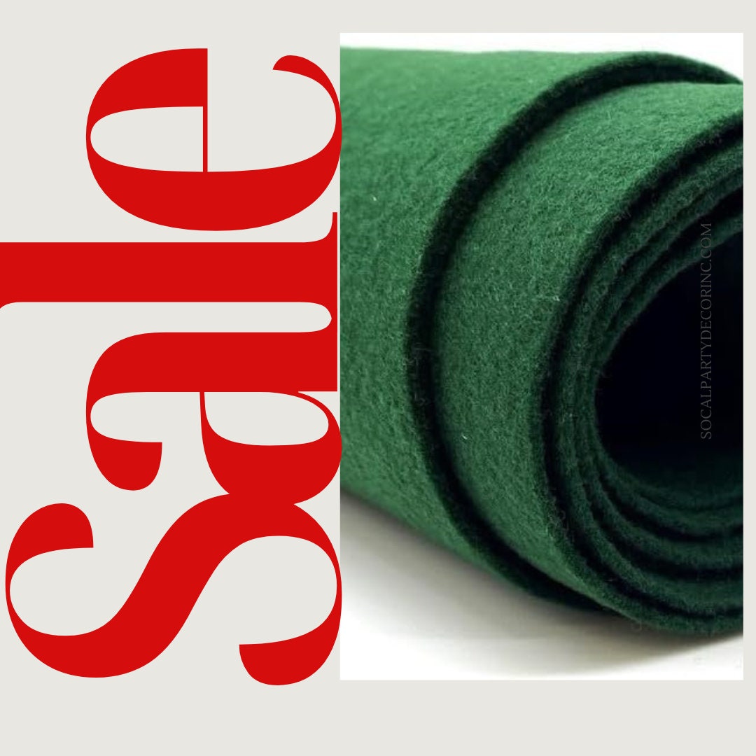 HUNTER - Craft Felt By Yard 72" Wide Acrylic Felt - Soft and Durable Black Felt Fabric for DIY Arts & Crafts, Decorations and More