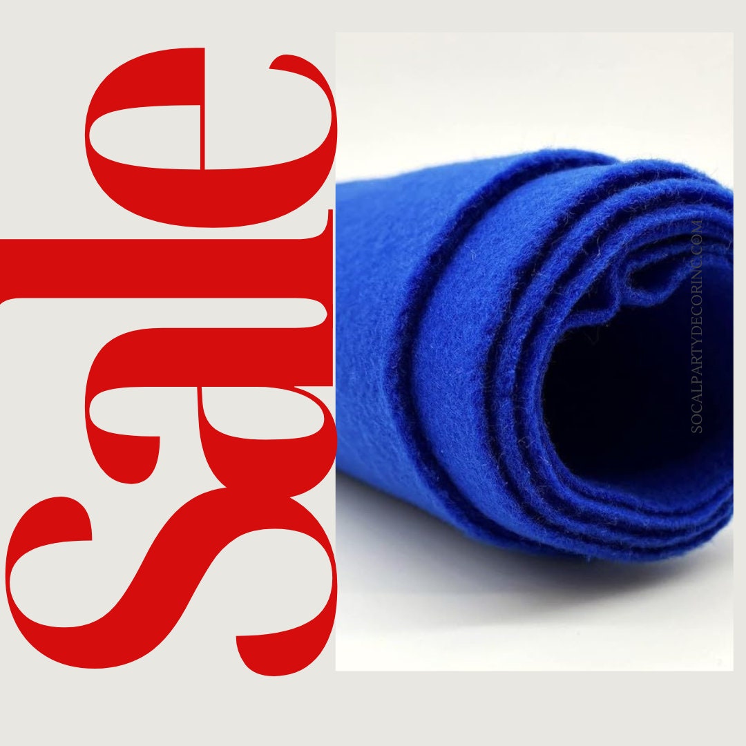 ROYAL - Craft Felt By Yard 72" Wide Acrylic Felt - Soft and Durable Black Felt Fabric for DIY Arts & Crafts, Decorations and More