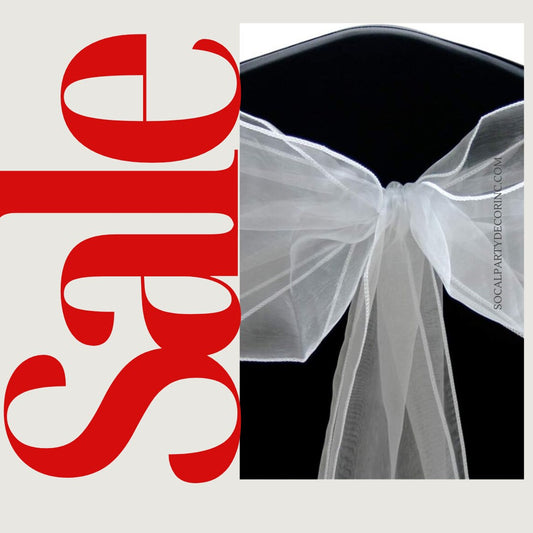 SILVER - Chair Sashes Bows for Wedding Reception Event Banquets Chair Decoration, Dinning Chair Cover Sash Ribbon Tie Back Party Supplies