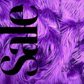 PURPLE - Shaggy Long Pile Faux Fur Fabric By The Yard | Faux Fur | High Quality Ultra Soft Fur Fabric By Yard.