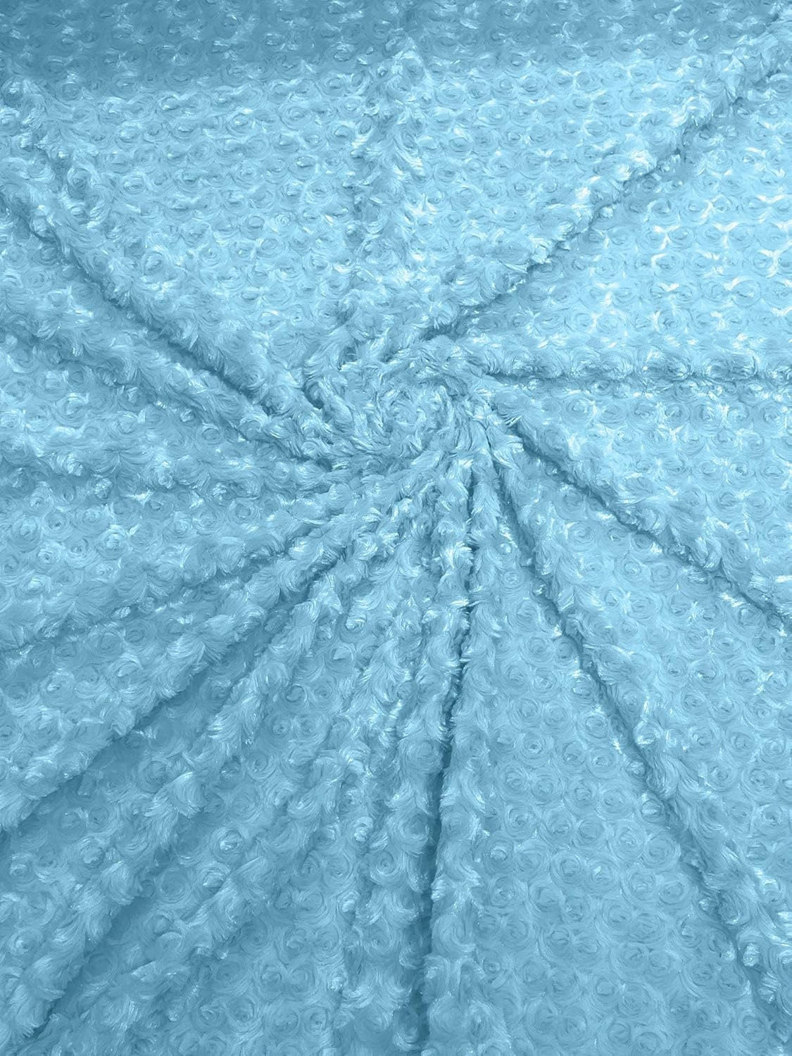 Snuggle Rosebud Minky Soft Fabric Decorative Crafts Dress Fabric Sold By The Yard. Choose Color Below